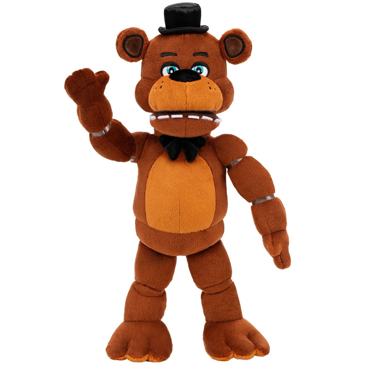 Five Nights at Freddy’s: 14” Poseable Sound Plush - Classic Freddy - Makes 4 Sounds, Glow Eyes, Horror Action Figurine, Collectible Game-Inspired Toy